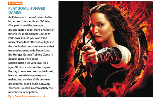 Easyjet Hunger Games Article