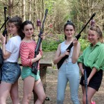 Shooting Experience Girls' Weapon Pose