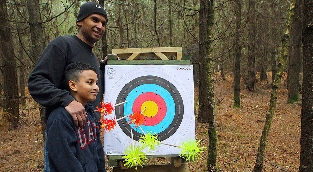 Archery Experience - Father and son team