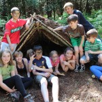 Hunger Games - Wood Shelter Group Pose